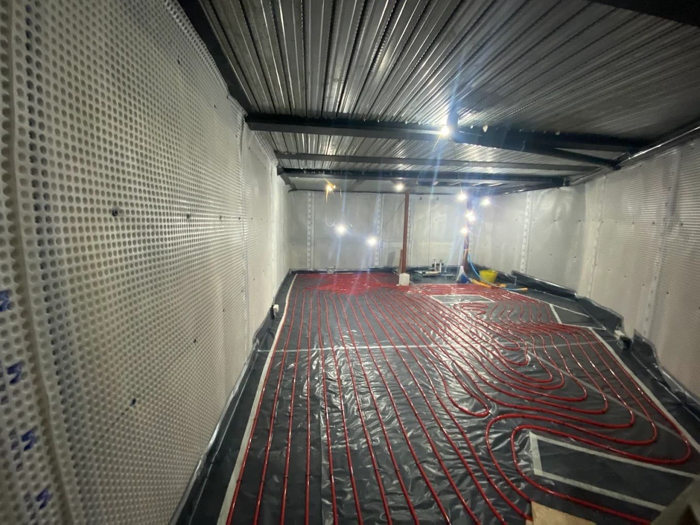 Underfloor heating manifold and controls installed in a London home